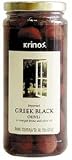 Greek Black Olives (krinos) 1lb, Dr.Wt. 10oz