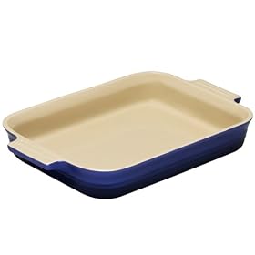 Le Creuset  1-1/4-Quart Rectangular Bakers with Bonus Baker: Kitchen &amp; Dining