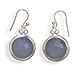 Chalcedony French Wire Earrings title=