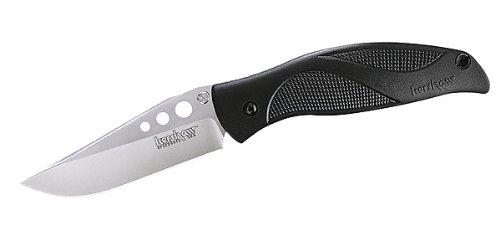 Kershaw Einhandmesser, Whirlwind, Sandvik Stahl 14C28N, Nylon-Griffschalen, Liner-Lock, Edelstahl-G&Atilde;&frac14;rtelclip