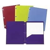 Accohide Twin Pocket Poly Snap Folder, 8 1/2