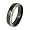 Black Plated Grooved Polished Titanium Ring (6.0 mm) - Size 8.0
