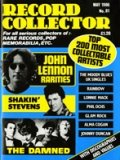 RECORD COLLECTOR MAGAZINE No. 81, John Lennon, Shakin Stevens, The Damned