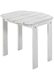 Montauk Adirondack End Table, 18 &acute; Hx18.5 &acute; SQ, WHITE - B0026HMZ0I