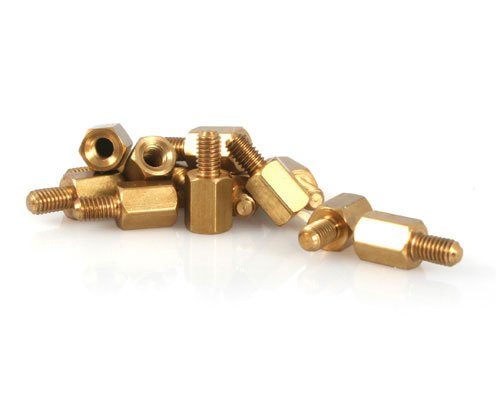 StarTech 6-32 Brass Motherboard Standoffs for ATX Computer Case - 15 Pack STANDOFF632