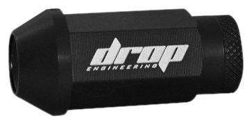 Drop Engineering ALG-BK-15 Black Aluminum Lug Nut (M12 x 1.5 Thread Size) - Set of 16