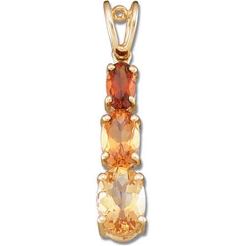 Citrine & Madeira Citrine Pendant