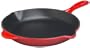 Le Creuset Enameled Cast-Iron 11-3/4-Inch Skillet with Iron Handle, Red