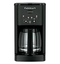 Cuisinart DCC-1200BW Brew Central 12-Cup Programmable Coffeemaker, Matte Black Metals