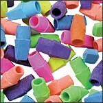 Office Depot Value™ Eraser Caps, Assorted Colors, Pack Of 72