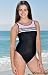 Miraclesuit® Colorblock Sport High Neck Swimsuit - Plus Size Swimsuit Plus Size Swimsuit