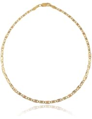 14k (0.585) 3 Color (Tricolor Gold) Anchor Valentino Chain Anklet Bracelet