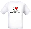 I LOVE MOUNT MONADNOCK - Mountain-series - White T-shirt
