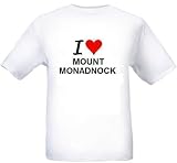 I LOVE MOUNT MONADNOCK - Mountain-series - White T-shirt