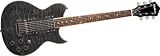 Musical Instruments : Washburn Idol Series WI18QT Electric Guitar, Quilted Trans Black