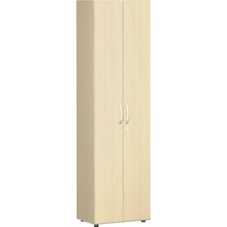 geramöbel Universalschrank Aktenschrank Mailand 2-türig für Gaderobe (Farbe: ahornfarben)