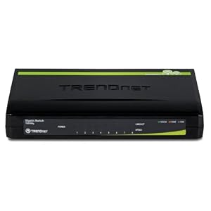 TRENDnet TEG-S8g 8-Port Unmanaged Gigabit GREENnet Desktop Switch (8 x 10/100/1000Mbps Auto-Negotiation, Auto-MDIX) (Plastic Housing) $19.99