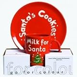 Waechtersbach Santa's Cookies Plate and Milk for Santa Mug Boxed Set