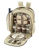 Picnic at Ascot Santa Cruz Picnic Backpack for 2 2-person