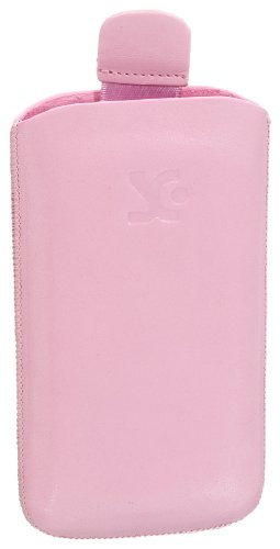 Suncase Leder Etui f&uuml;r Sony Ericsson Zylo pink