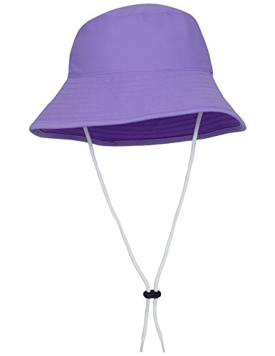 Tuga Girls Bucket Hat (UPF 50+), Purples, Medium