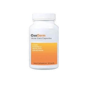 OxeDerm Acne Care Capsules Vitamins Supplements 120 Caps Acne Treatment