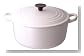 Le Creuset �R�R�b�g�E�����h 24cm �z���C�g
