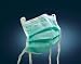 3M FLUID RESISTANT SURGICAL & PATIENT CARE MASKS Anti Fog Surgical Mask w/film, Green, 50/bx, 6 bx/c