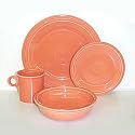 Fiesta Persimmon 831 4-Piece Dinnerware Place Setting, Service for 1