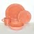 Fiesta Persimmon 831 4-Piece Dinnerware Place Setting, Service for 1