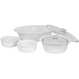 CorningWare French White II 6-Piece Bake and Serve Set