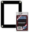 BCW Single Card Screwdown Holder - Black Border - Baseball, Football, Basketball, Hockey, Nascar, Sportscards, Gaming & Trading Cards Collecting Supplies