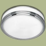 Hunter 83001 Riazzi Bathroom Fan with Light and Nightlight, Brushed Nickel