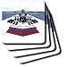 Apache Helicopter - Set Of 8 Coasters - Soft