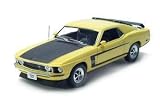 1969 FORD MUSTANG BOSS 302 1:18 DIECAST MODEL YELLOW