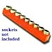 Mechanics Time Saver 1284 - 1/2 in. Drive Magnetic Orange Socket Holder 10-19mm - Mechanic's Time Savers - 1284