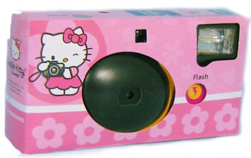 Childrens Toyshop  Toys : SMILE WITH HELLO KITTY DISPOSABLE CAMERA