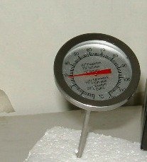 Termometro da cucina -termometro - acciaio inox - 6 cm x 13 cm Termometro da cucina -termometro - acciaio inox - 6 cm x 13 cm