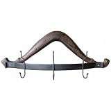 Groovy Stuff Teak Wood Iron Duster Rack - Tf-419 Groovy Stuff Teak Wood Iron Duster Rack - Tf-419