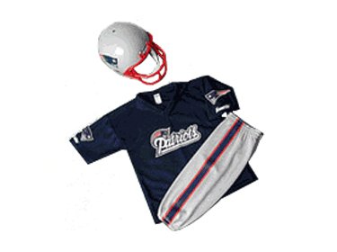 Childrens Toyshop  Sporting Goods : New England Patriots Youth NFL Team Helmet and Uniform Set