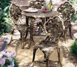 Victorian Rose 5-pc. Bistro Set by Domestications