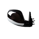 New Passenger Side Mirror RH, 2000-2004 Toyota Tundra, Power, Non-Heated, Manual Folding, Corner Mount, Chrome Cap