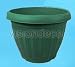11.5 Green Greek Terracota Style Plastic Planter Flower Pot Holder