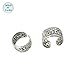 Star & Z Design Ear Cuffs Sterling Silver
