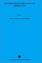 Distributed Hydrological Modelling (Water Science and Technology Library)