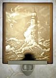 IMAGE OF Guiding Light Flat Porcelain Lithophane Nightlight