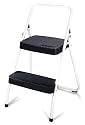 Cosco 11-135WBL Two-Step Steel Step Stool, White