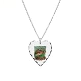 Necklace Heart Charm Largemouth Bass