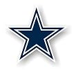 Set of 2 Set of 2 Dallas Cowboys 12" Vinyl Magnet Set Of 2 - NFL