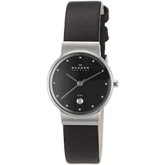 Skagen Damenarmbanduhr Slimline Leder 355SSLB